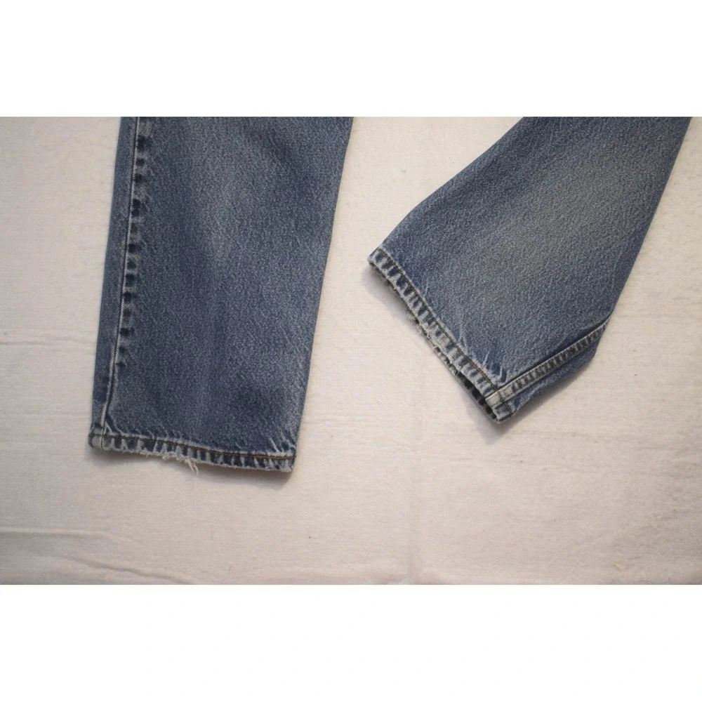 Levi's 505 Regular Fit Straight Leg Denim Blue Jeans Mens‎ Size 38 x 30